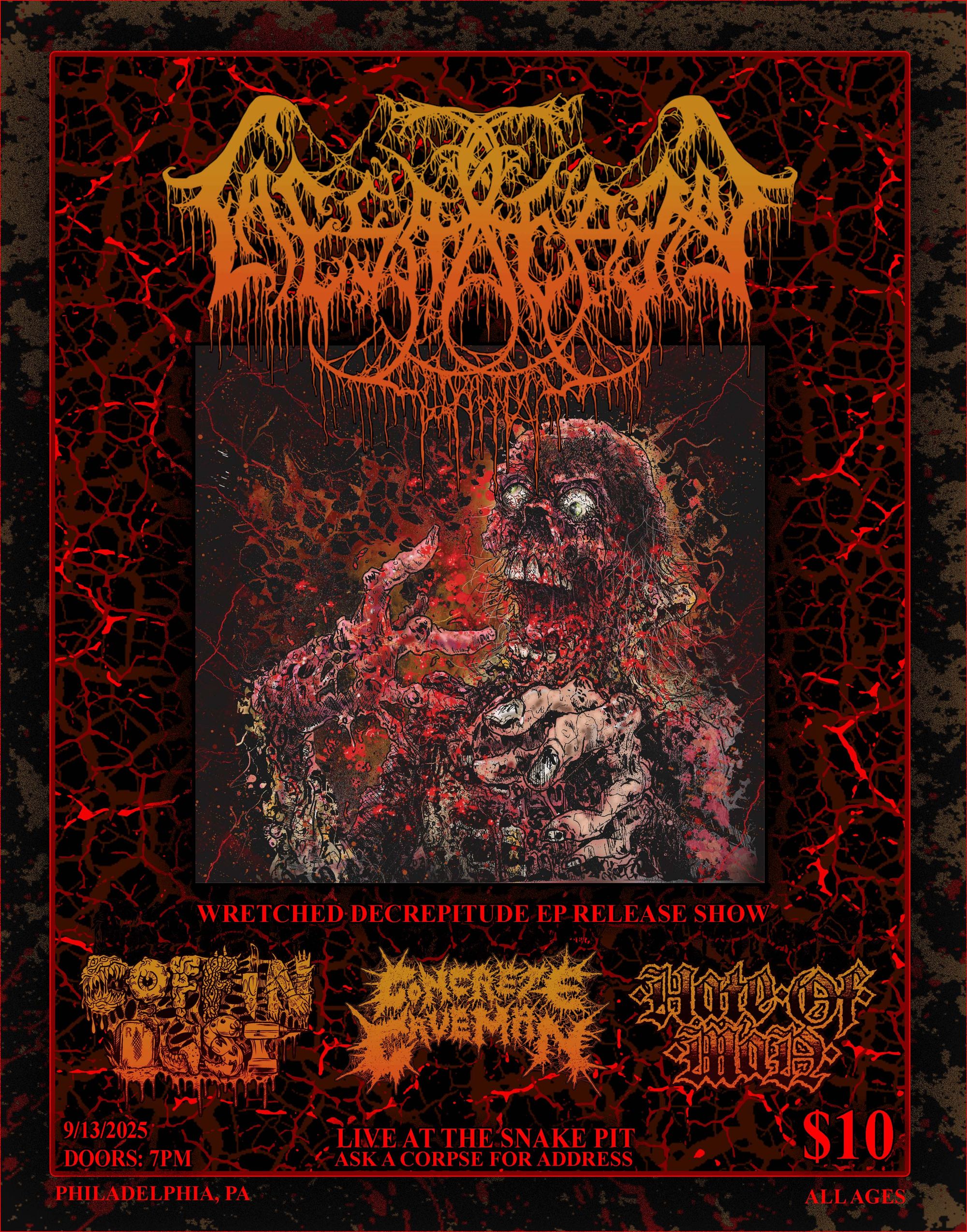 September 13, 2025 show flyer